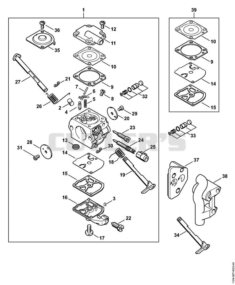 Carburetor C1Q-S61 (32.2005), (41.2006), (19.2008)