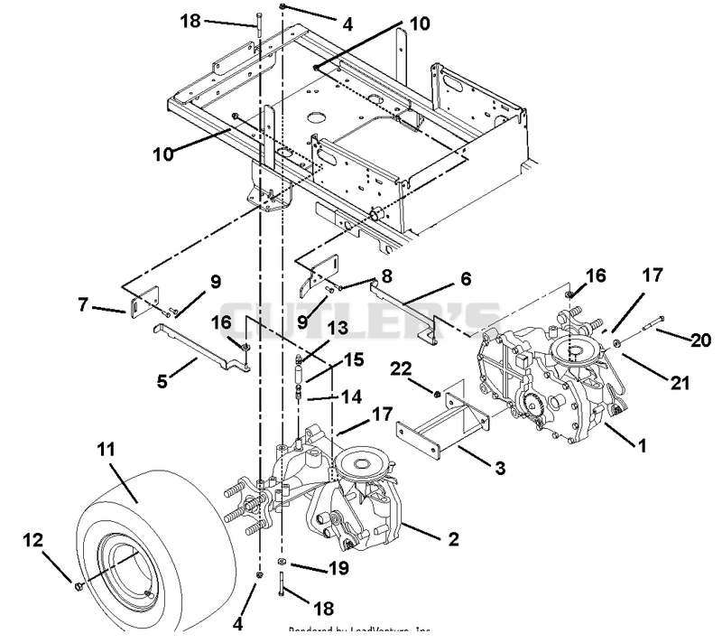 Transaxle, Dump Valves And Rear Wheels