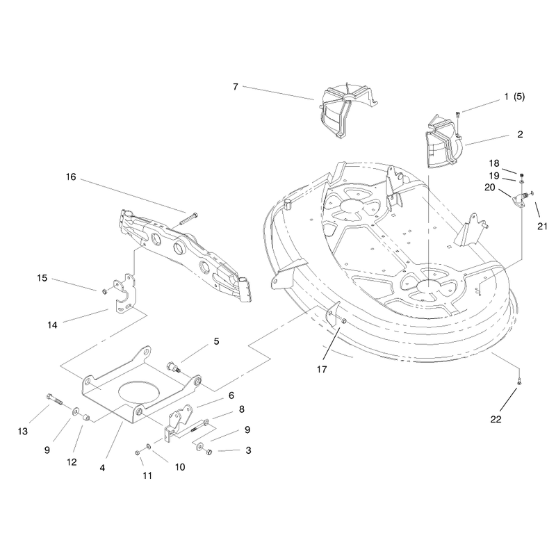 Suspension Assembly 38in Cutting Unit