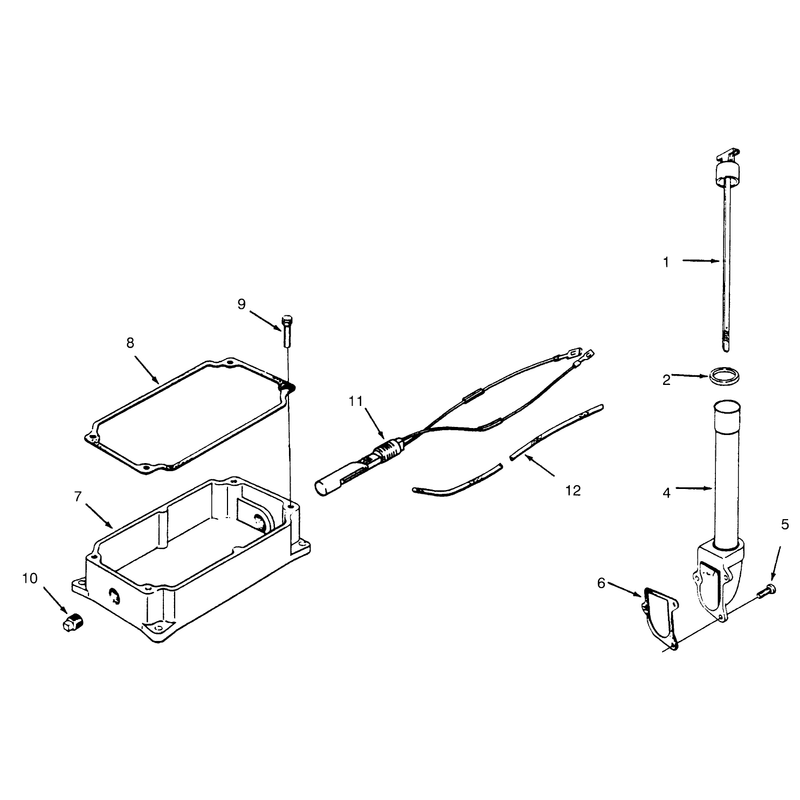 Oil Pan and Dipstick