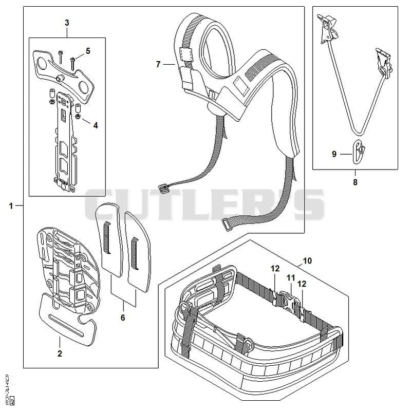 Forestry harness ADVANCE X-TREEm HT