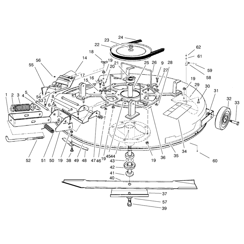 Mower Assembly Recycler