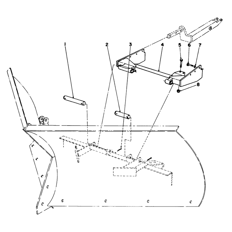 V-Plow Installation Kit Model No. 30749 (optional)