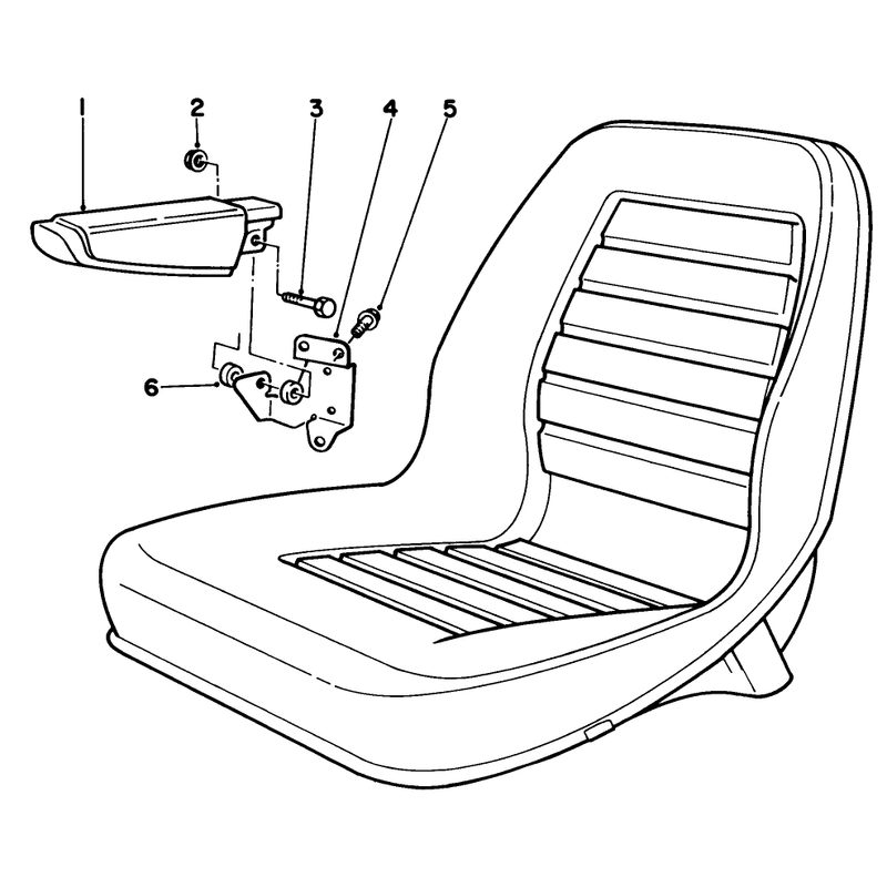 Armrest Kit Model No. 30707