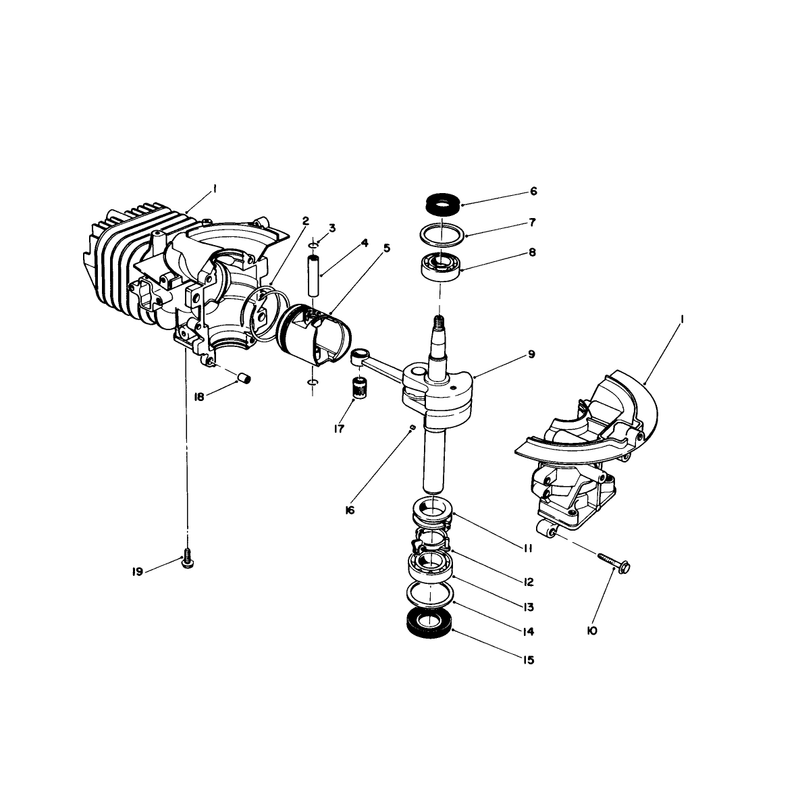 Short Block Assembly (engine Model No. 47pm1-4)
