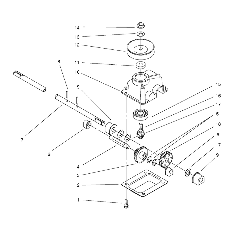Gearcase Assembly No 71-9600