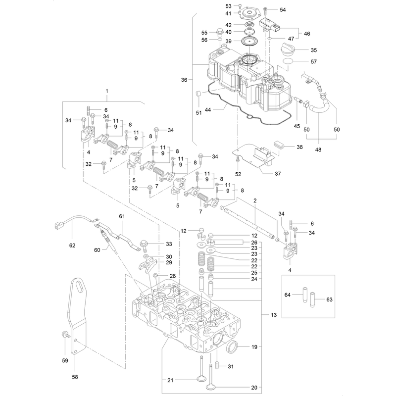 Cylinder Head and Cover Assembly