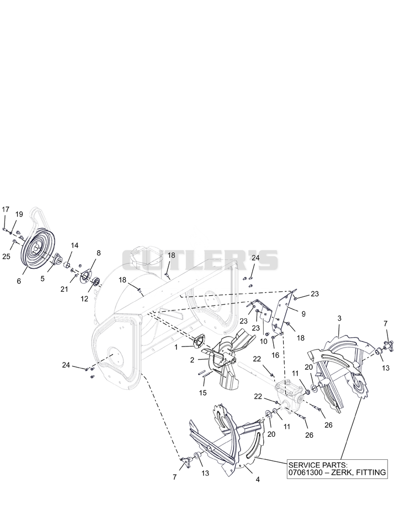 Auger and Impeller – 28"