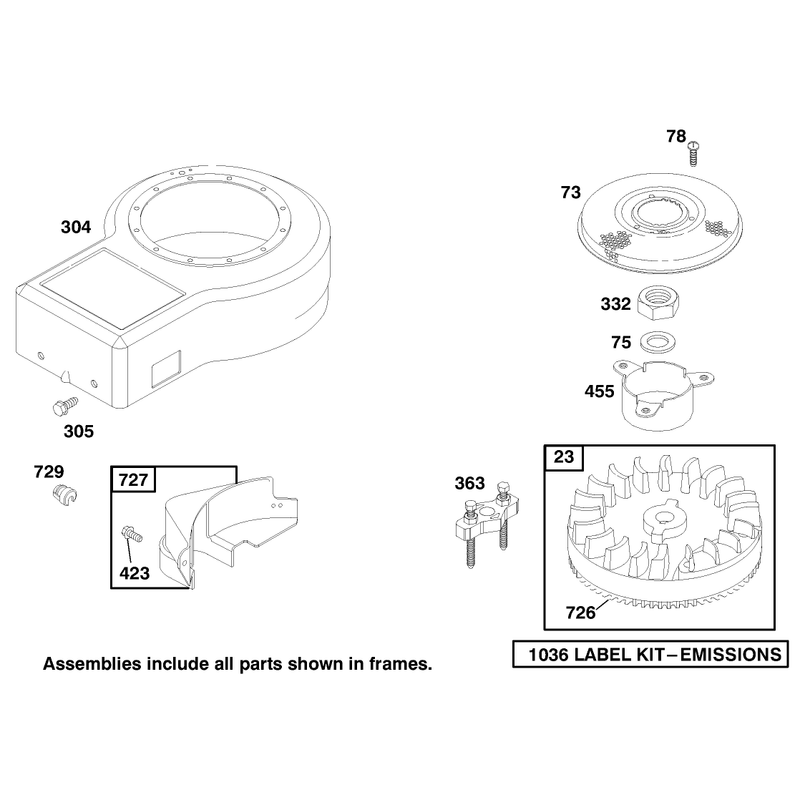 Engine Briggs and Stratton Model 195707-0421-E1