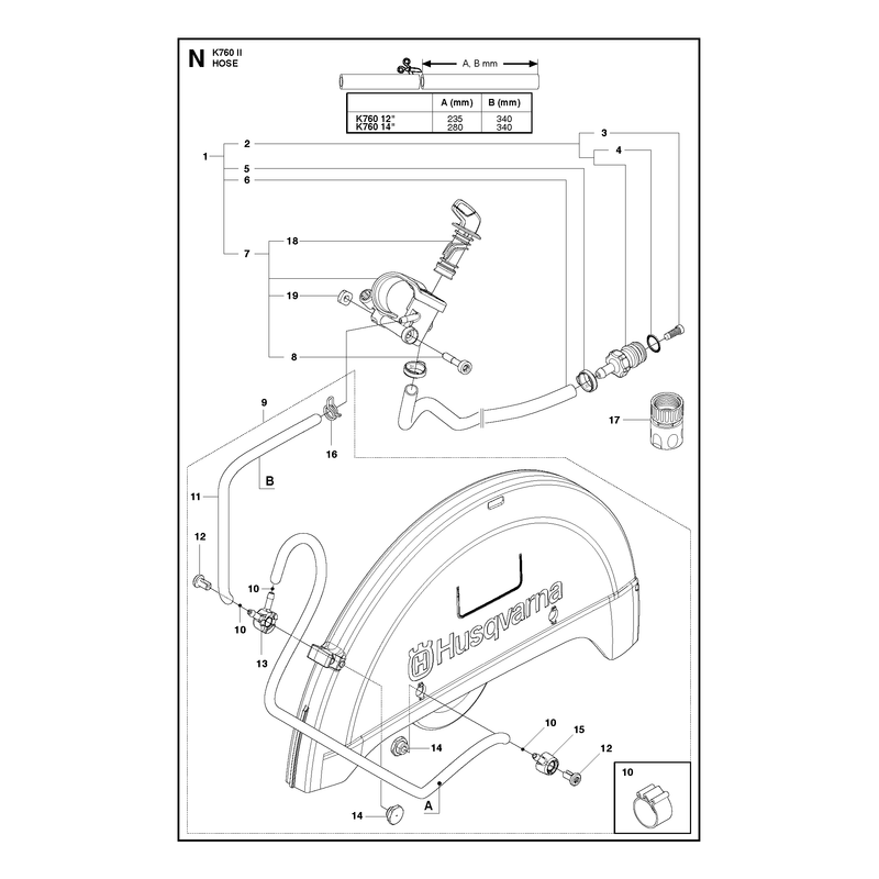 WATER HOSE KIT
