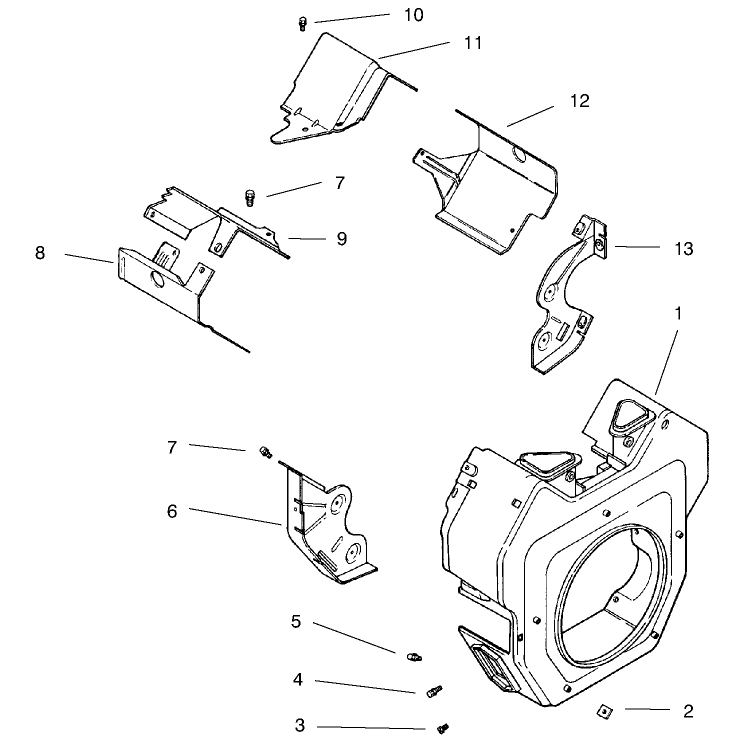 Blower Housing and Baffles