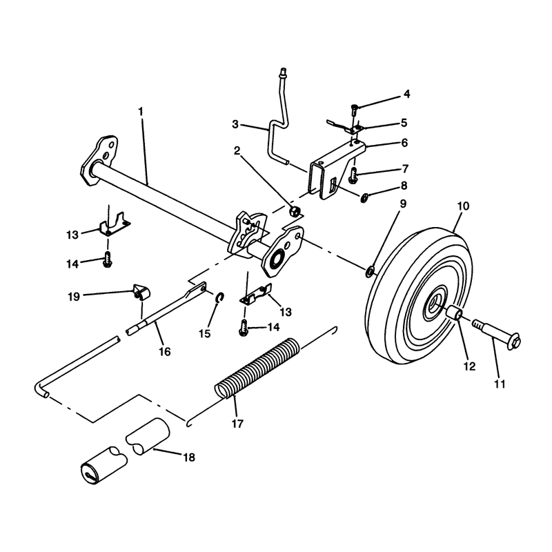 Hp Rear Axle Assembly