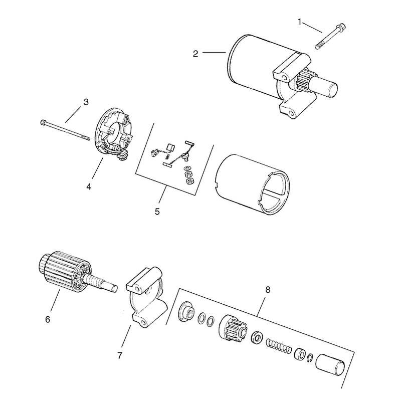 Starter Assembly Kohler CH15S-44533