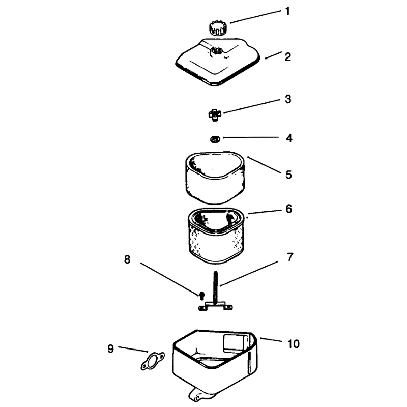 Air Intakefiltration Engine Kohler Model No Cv14 S 1429 Continued