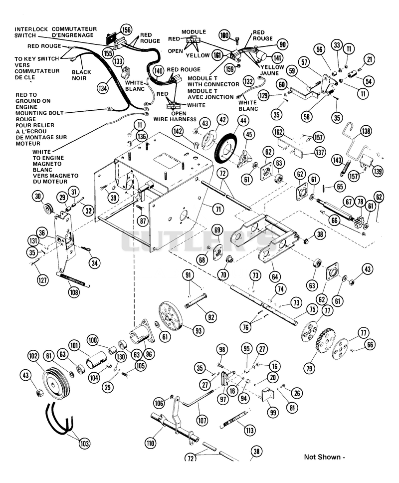 TRACTOR DRIVE PARTS LIST