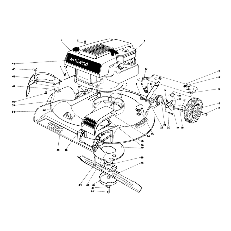 Housing and Engine Assembly Model 16273