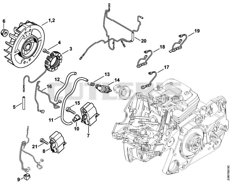 Ignition system, Wiring harness