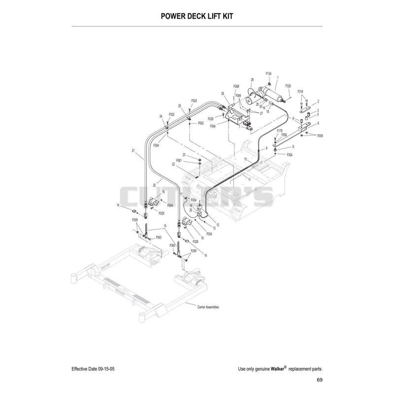 Power Deck Lift Kit