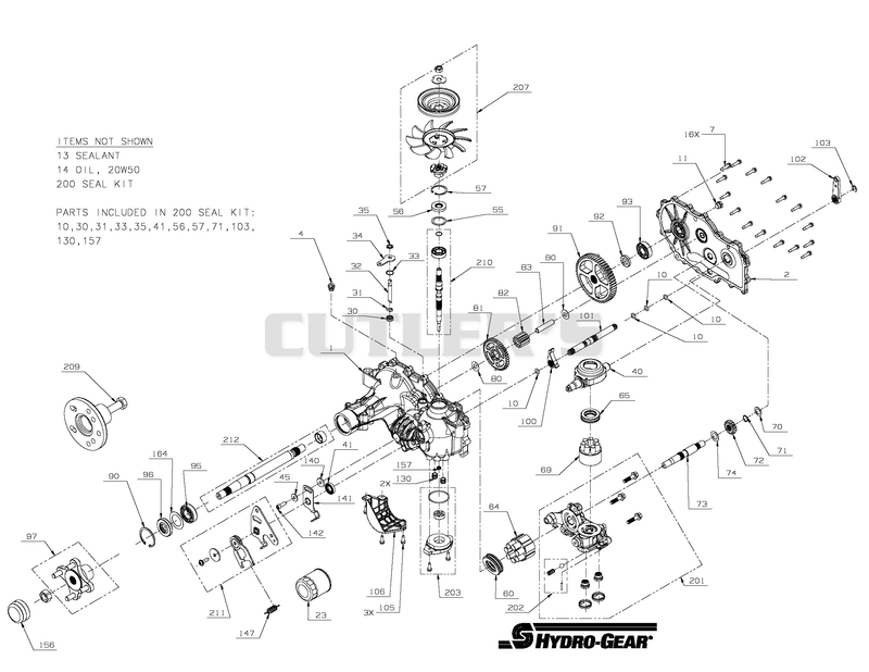 Transmission, LH - 04879900