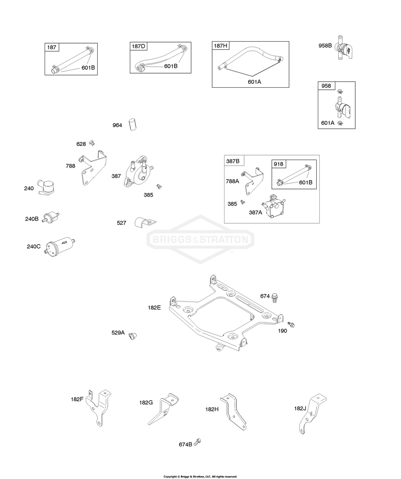 Fuel Pumps, Fuel Hoses, Fuel Tank Brackets