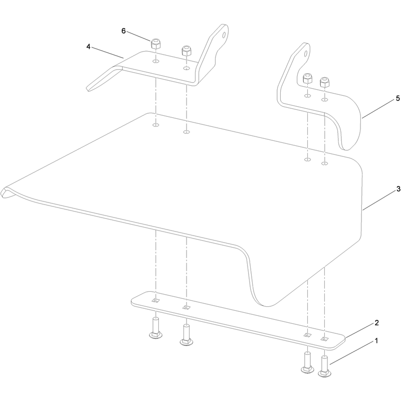 Rubber Deflector Assembly No. 108-7770
