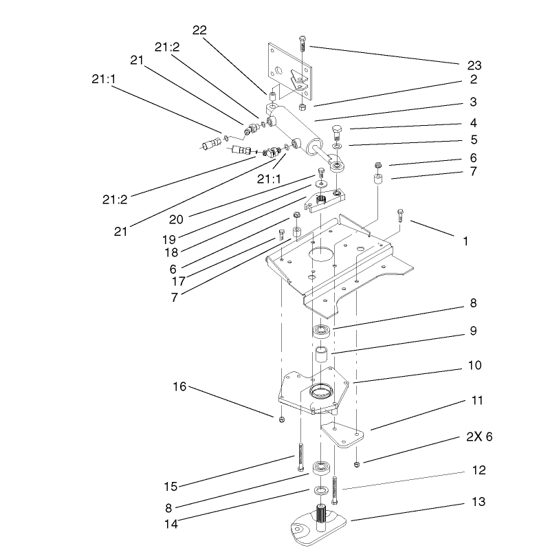 Power Steering Lower Assembly