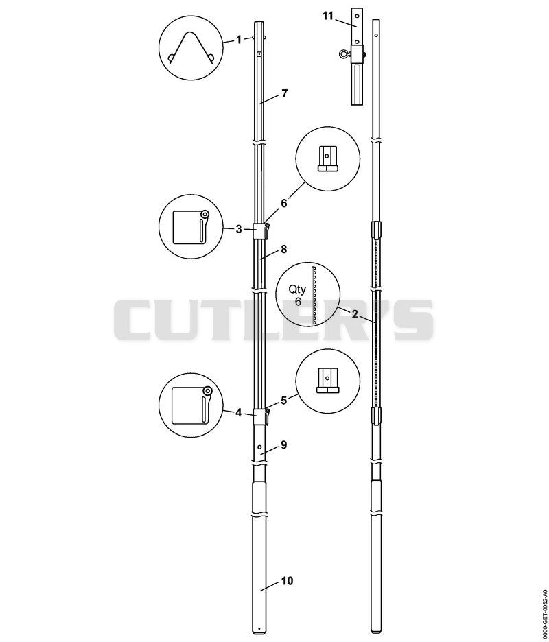 Telescopic pole