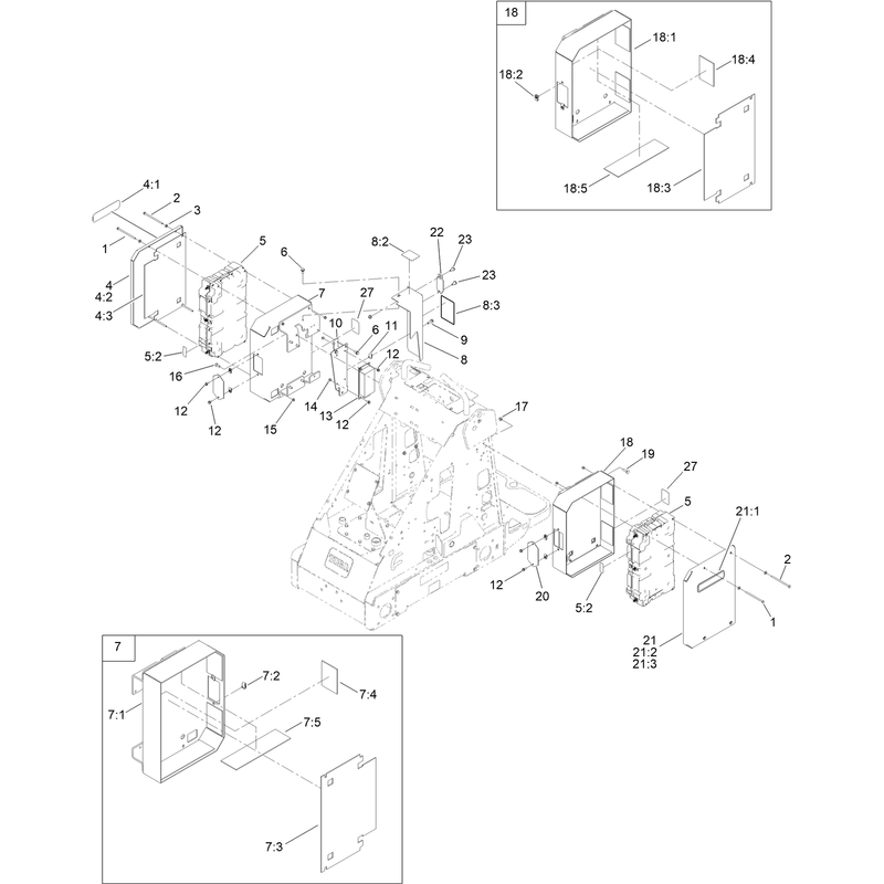 Left and Right Side Battery Assembly