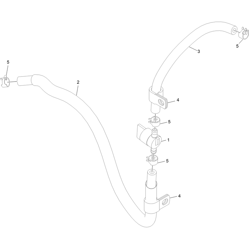 Fuel Line and Valve Assembly No. 142-3596