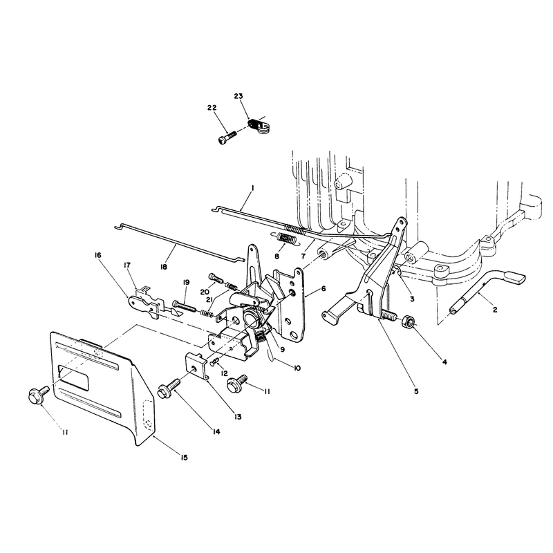 Governor Assembly (engine Model No. Vm140)