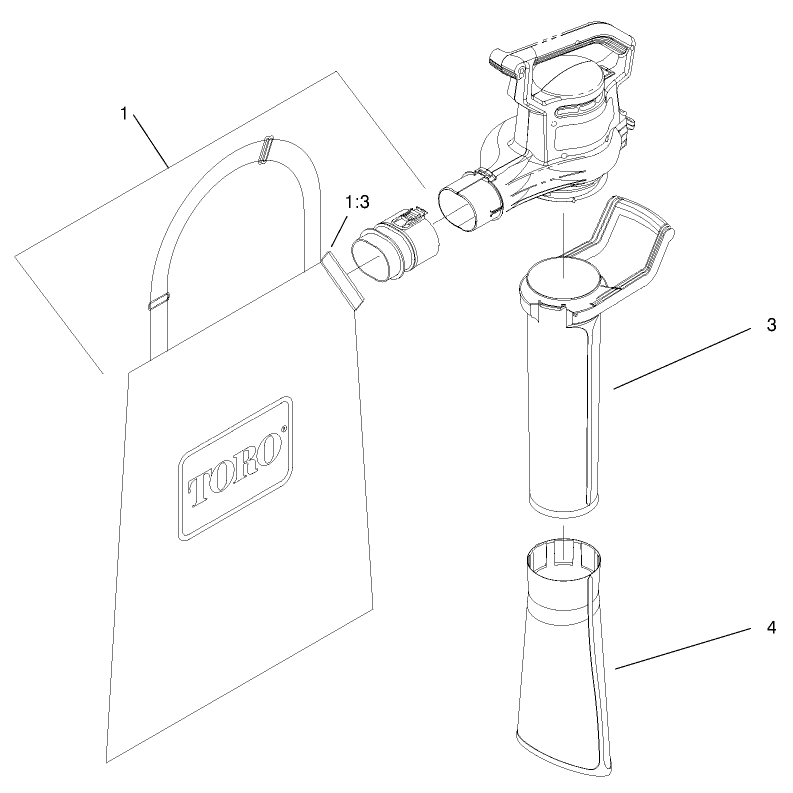 Vacuum Tube & Bag Assembly