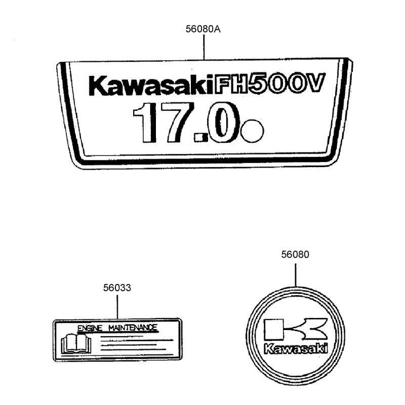 Decals Kawasaki FH500V-AS25