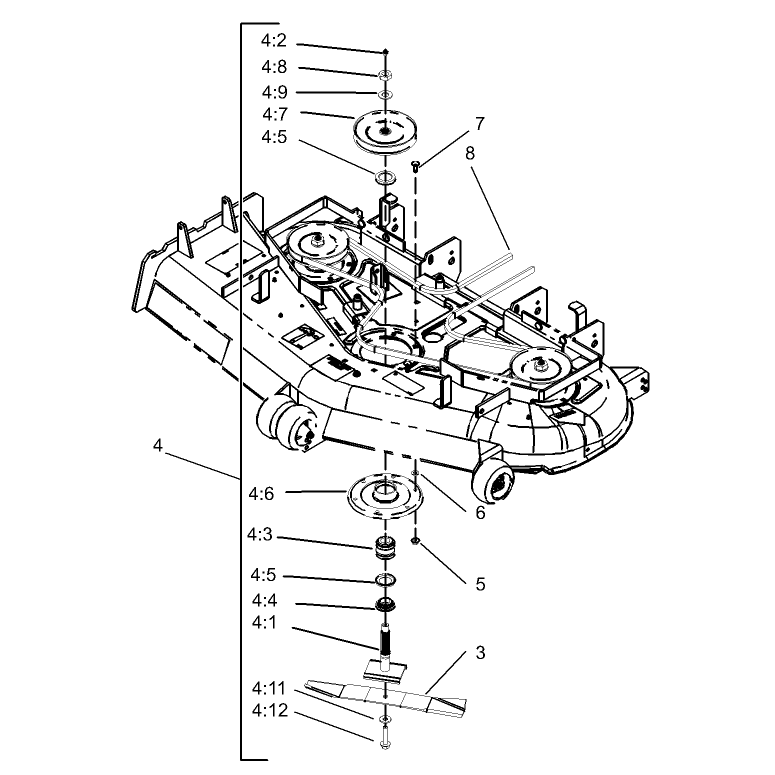 Deck Spindle Assembly