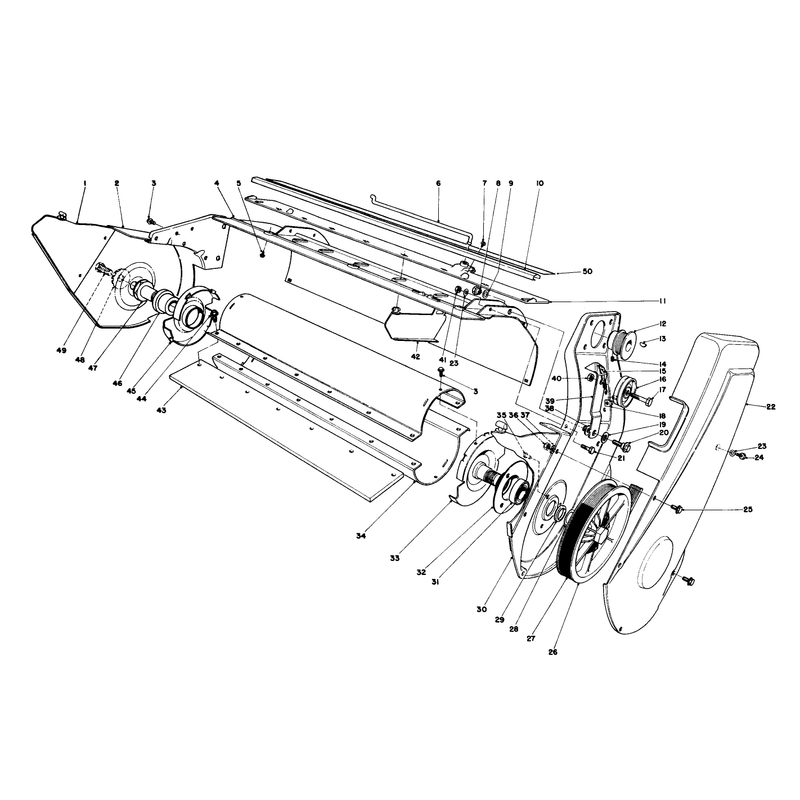 Lower Main Frame Assembly