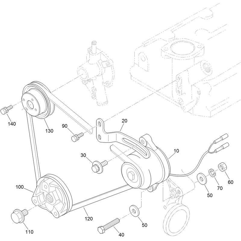 Dynamo Pulley and Fan Assembly