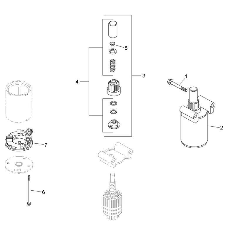 Starter Assembly Kohler SV720-0032