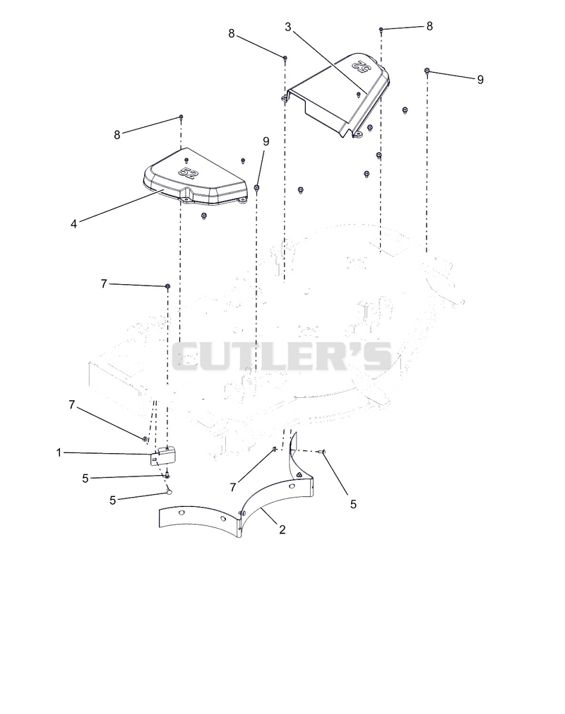 Belt Covers And Baffles - 52 Inch