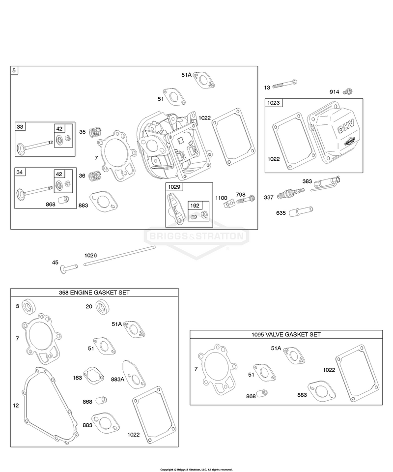 Cylinder Head, Gasket Set - Engine, Gasket Set - Valve, Valves