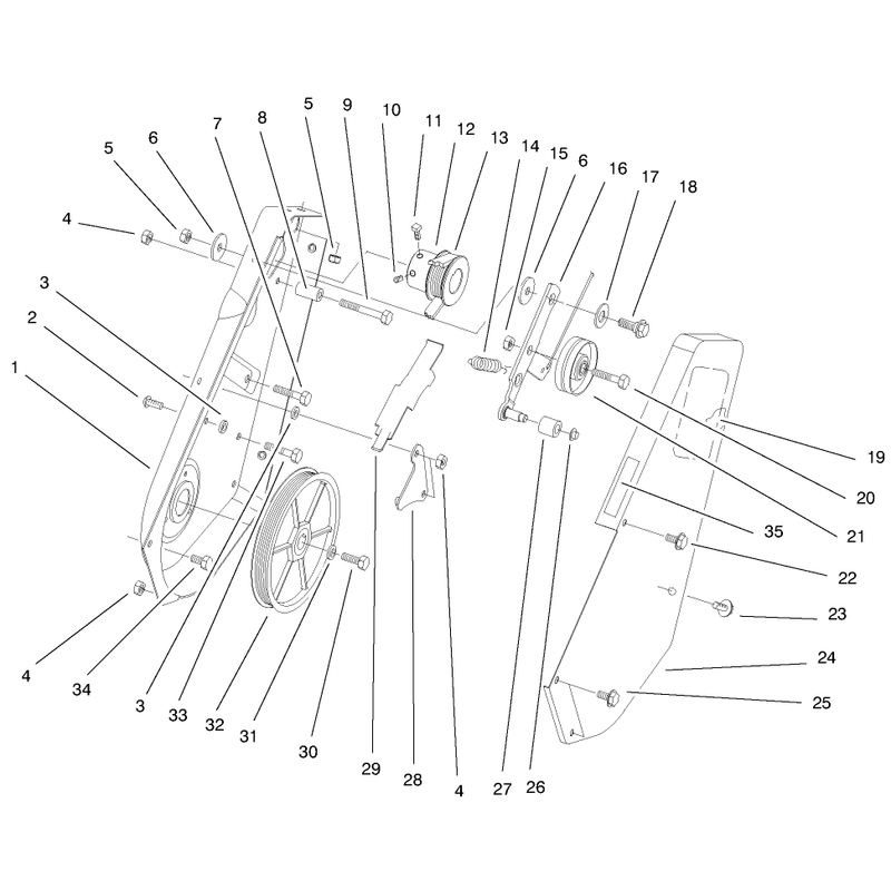 Side Plate and Idler Assembly
