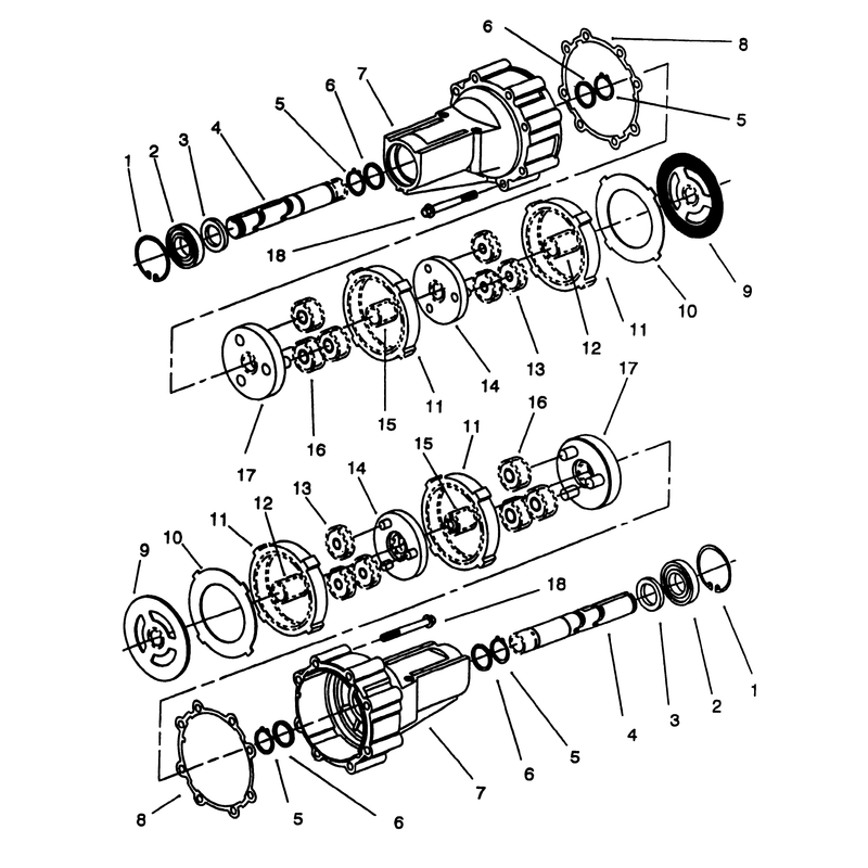 Transmission Eaton Model 751-045