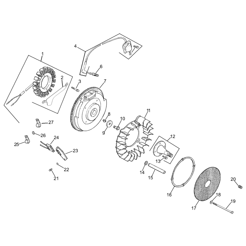 Group 5 IgnitionElectrical Assembly Kohler CH20S-64684