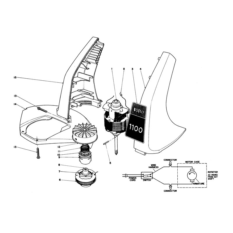 Motor and Housing Assembly