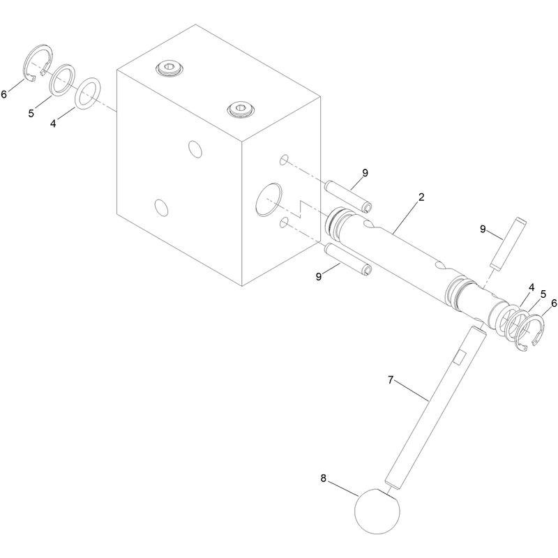 Control Selector Valve Assembly No. 127-6557