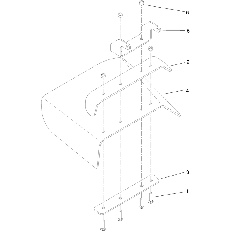 Deflector Assembly No 110-0790