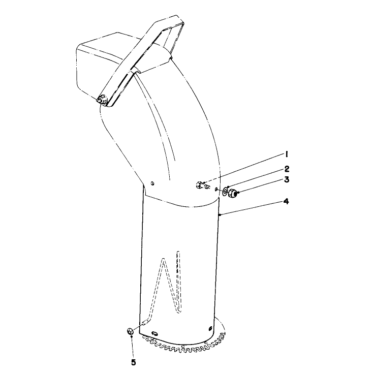 Chute Extension Kit 26-1100 (optional)