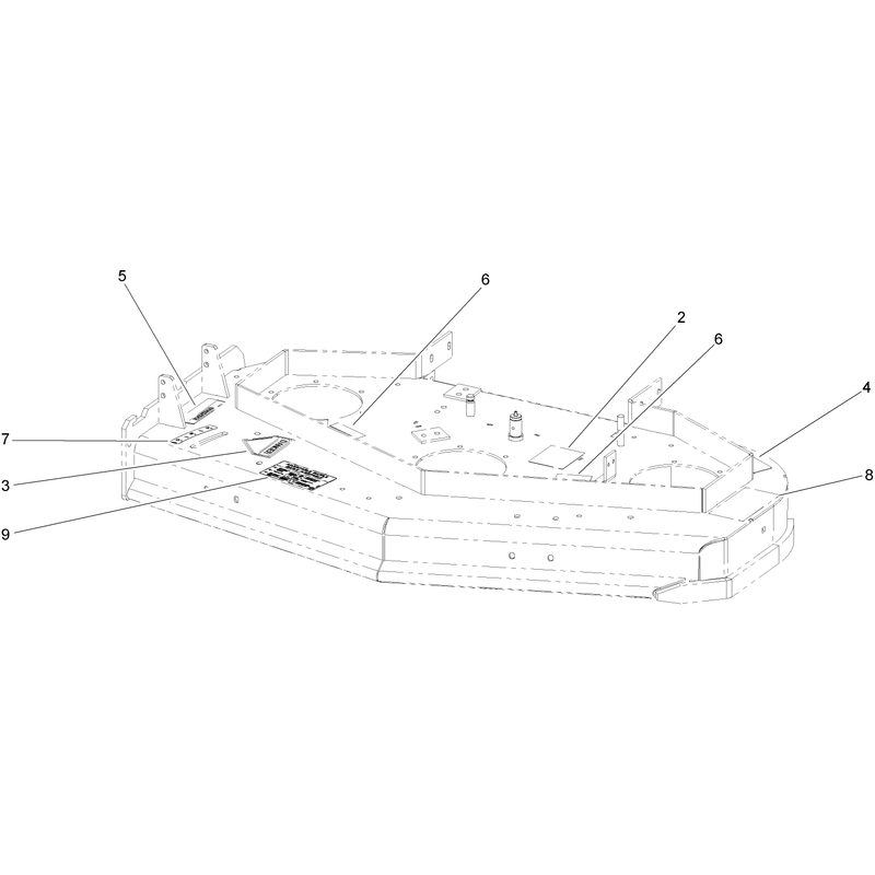 Deck Decal Assembly No. 110-4909