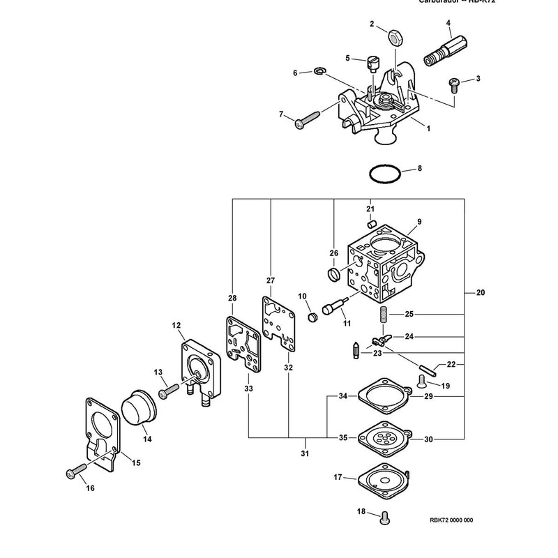 Carburetor -- RB-K72