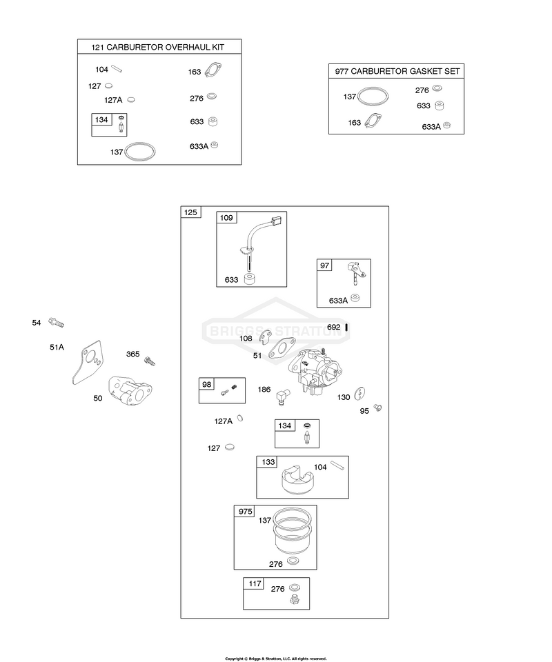 Carburetor, Gasket Sets