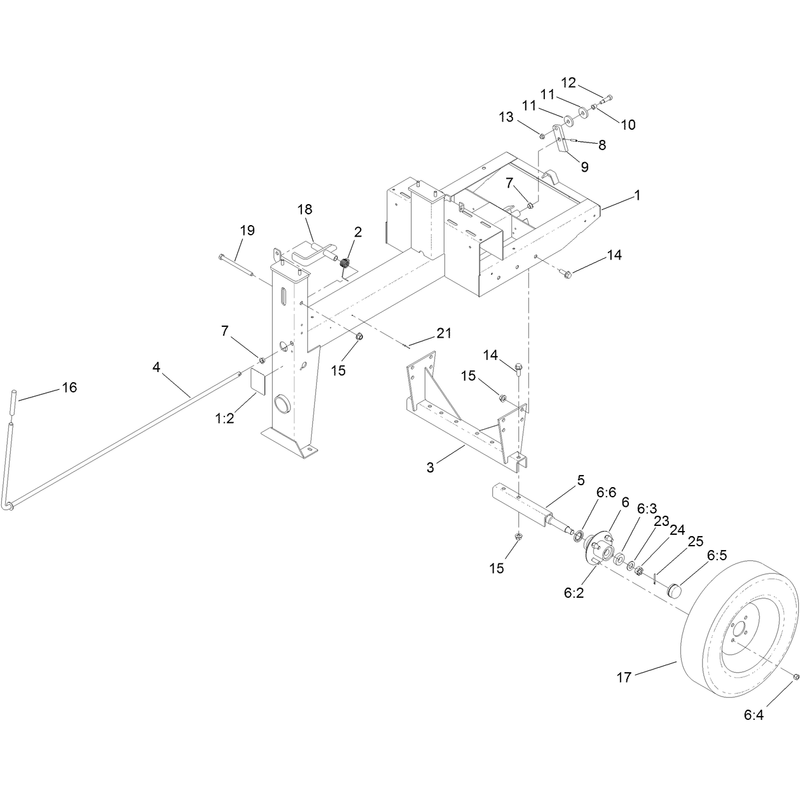 Frame and Axle Assembly
