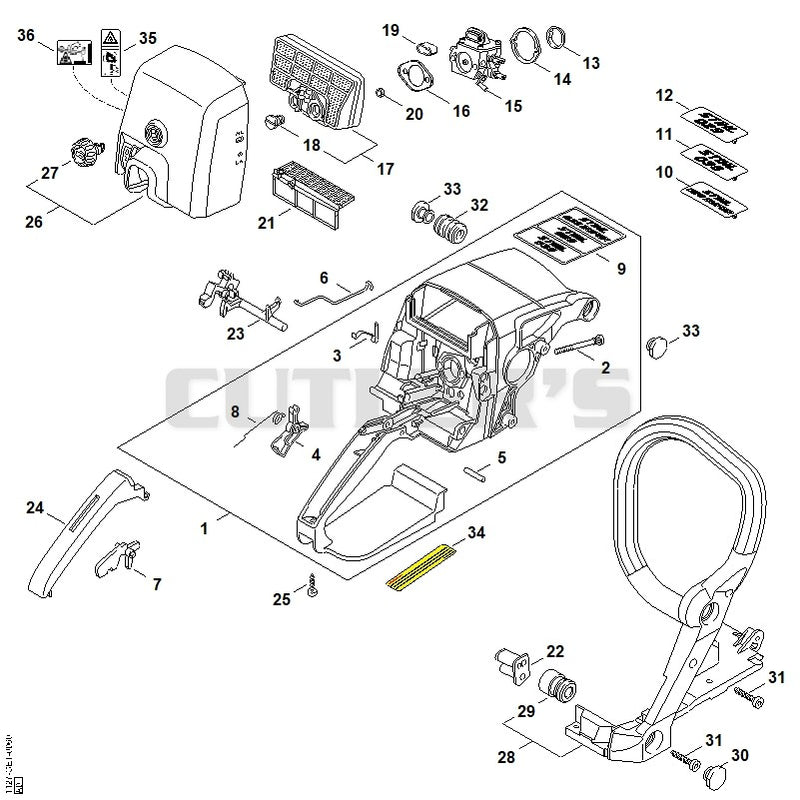 Handle housing